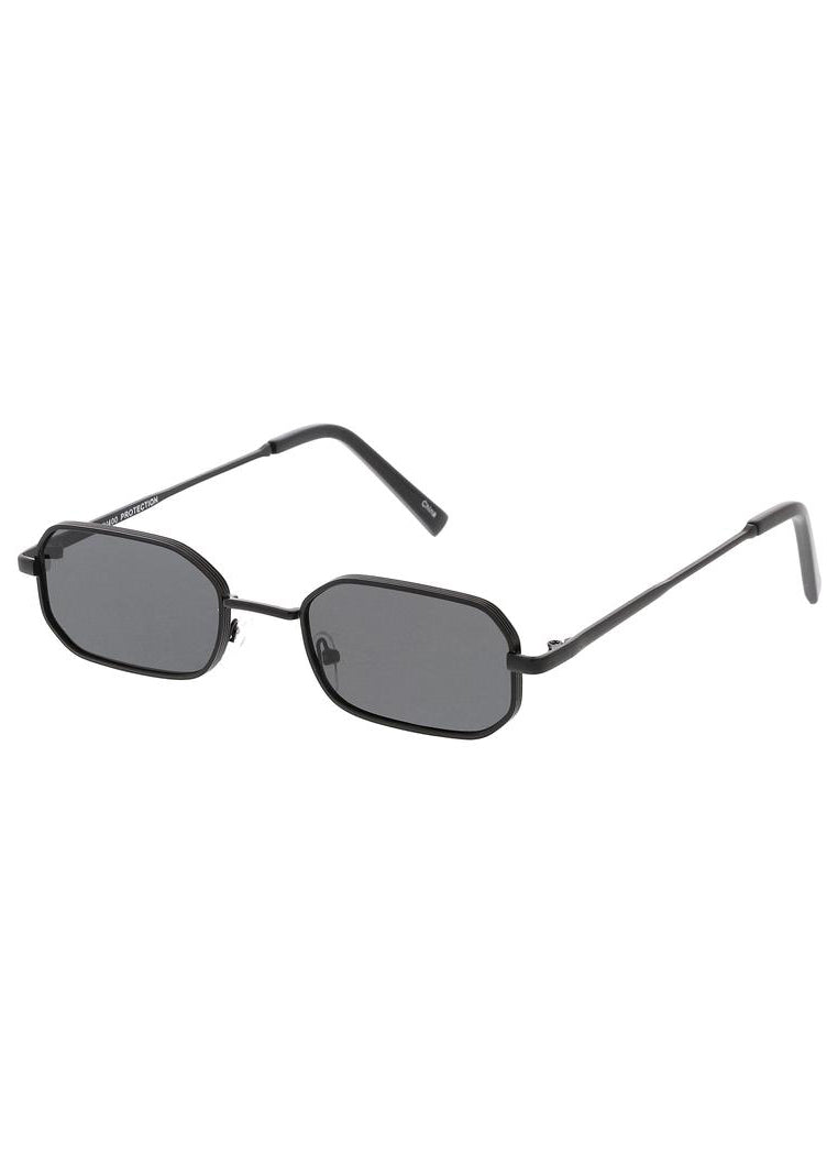 Tiny Rectangle Sunglasses - Black