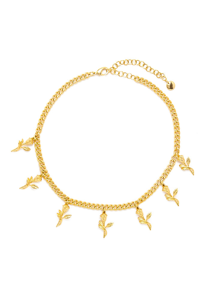 Bed Of Roses Choker Necklace