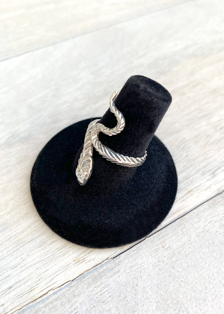 Sterling Silver Snake Ring