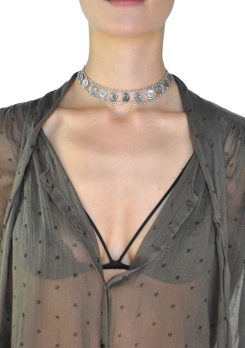 Delicate Crystal Front Clasp Choker Necklace – Jewel Cult