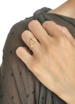 Tristan Gold Cutout Ring