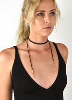 Karlie Black Wrap Choker Necklace