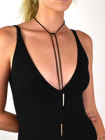Karlie Black Wrap Choker Necklace