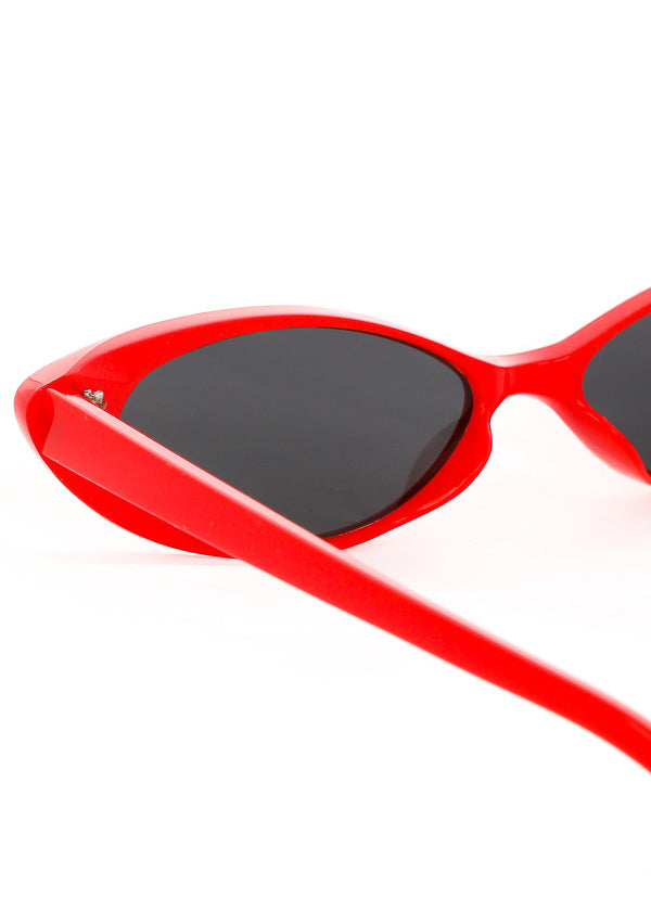 3pcs Unisex Cat Eye Style Red Sun Glasses Made Of Pc Material For  Fashionable, Casual, Travel, Daily Wear