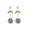 Love You To The Moon And Back Earring Set