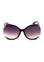 Donna Lux Oversized Sunglasses Black Lens