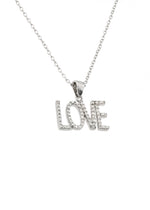 All You Need Is Love Sterling Silver Necklace