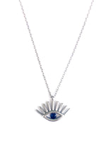 All Eyes On You Silver Necklace