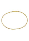 Kimmie Dainty Sterling Silver Tennis Bracelet - Gold