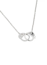 Dainty Handcuff Sterling Silver Necklace