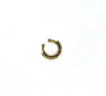 Antique Gold Faux Septum Nose Ring