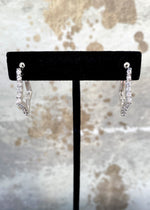 Crystal Star Sterling Silver Earrings