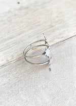 All The Stars Sterling Silver Wrap Ring